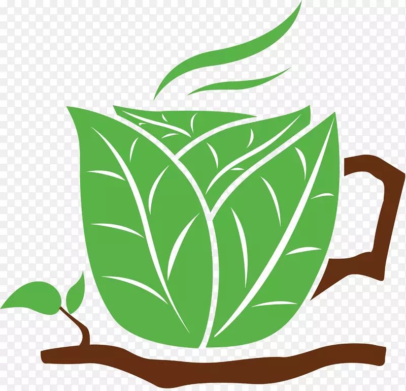 咖啡杯茶咖啡厅-绿茶
