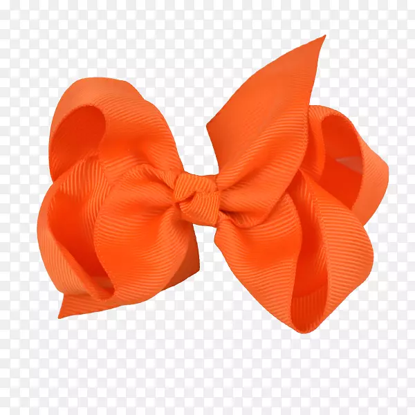 橙色缎带意识丝带-缎带蝴蝶结