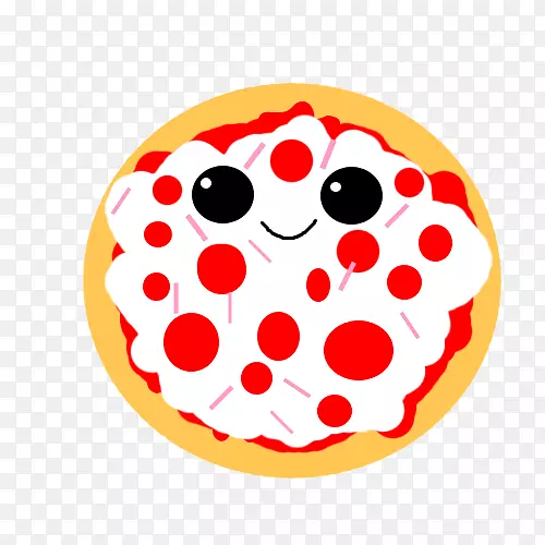 多米诺披萨，可爱的比萨，奶酪，剪贴画-比萨饼