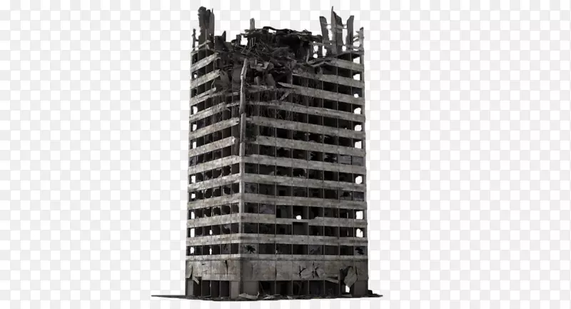 Turbosquid大楼毁坏了三维计算机图形大楼