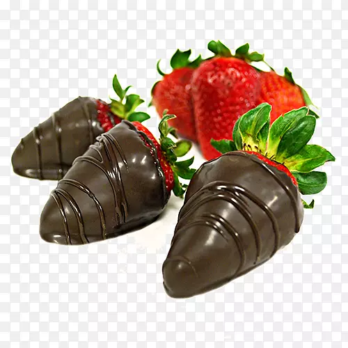 芝士蛋糕，甜巧克力覆盖水果草莓黑巧克力