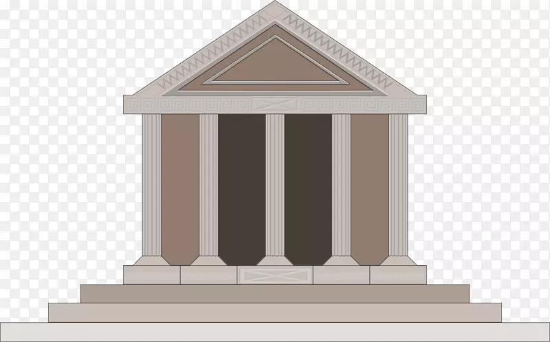 古罗马帕台农神庙古希腊剪贴画-希腊