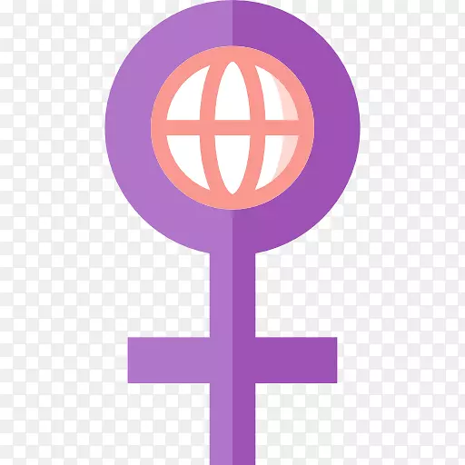 电脑图标符号女性日