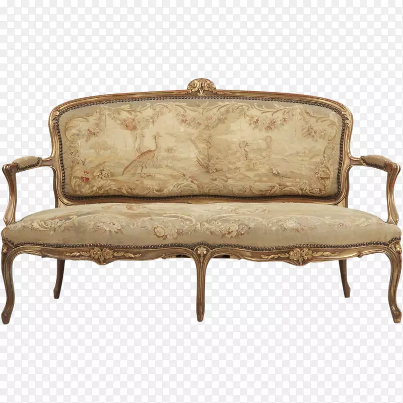 法国沙发椅路易·奎泽路易十六式沙发