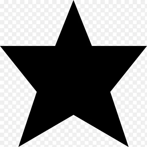 五角星电脑图标塑造艺术和文化中的星多边形-黑色星