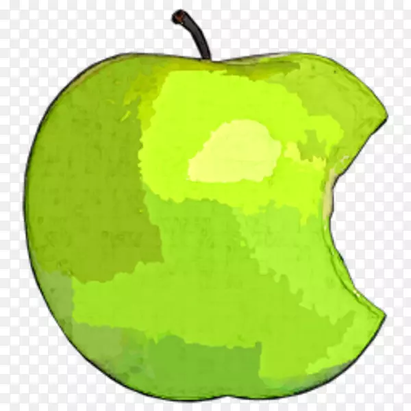 苹果版税-免费剪贴画-绿色苹果