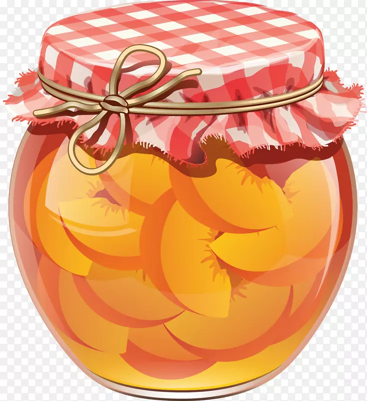 明胶甜点水果保存罐夹艺术果酱