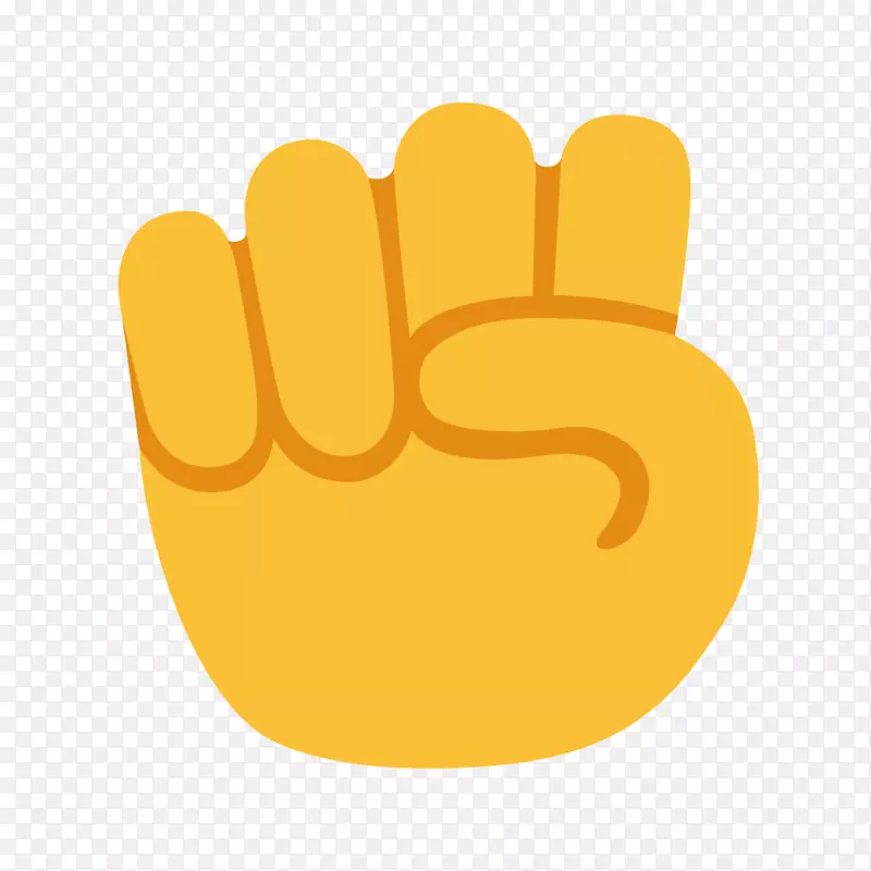 iphone表情符号举起拳头手部表情符号