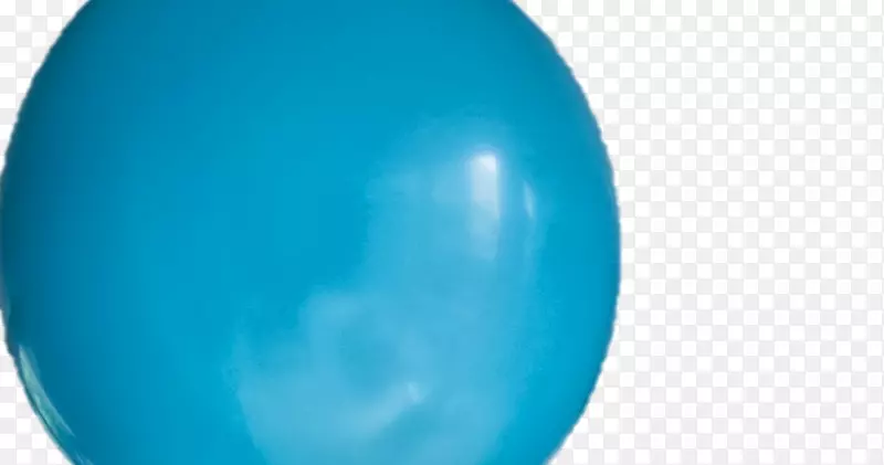 蓝色绿松石热气球微软天蓝色-彩带