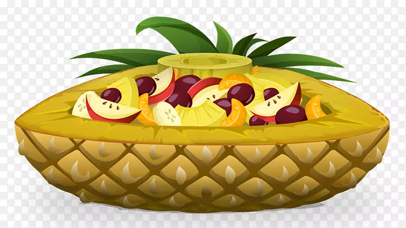 菠萝热带水果沙拉