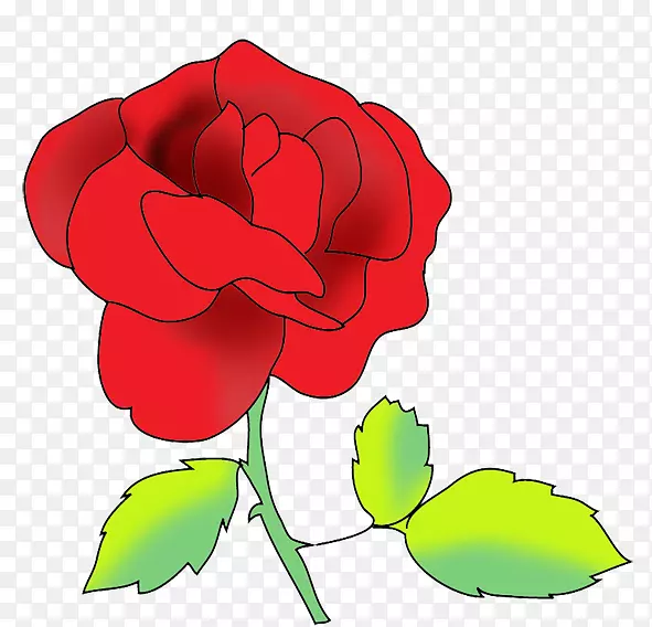 花卉玫瑰剪贴画-花画
