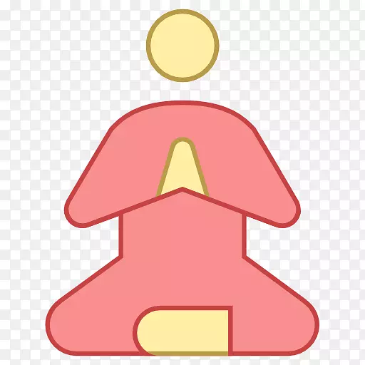 电脑图标冥想大师佛教剪贴画冥想