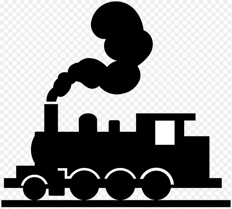 铁路运输蒸汽机车计算机图标.列车