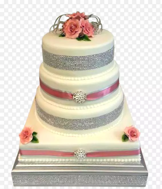 结婚蛋糕，糖霜和糖霜蛋糕，生日蛋糕-婚礼蛋糕