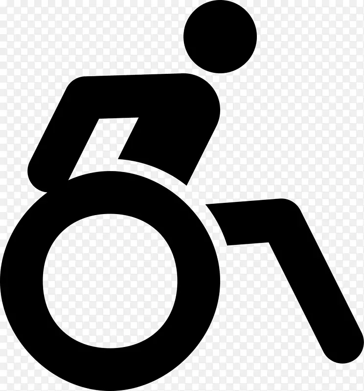 轮椅残疾国际通行标志计算机图标剪贴画.轮椅