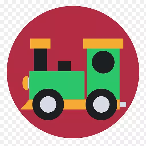 玩具火车和火车组计算机图标-火车