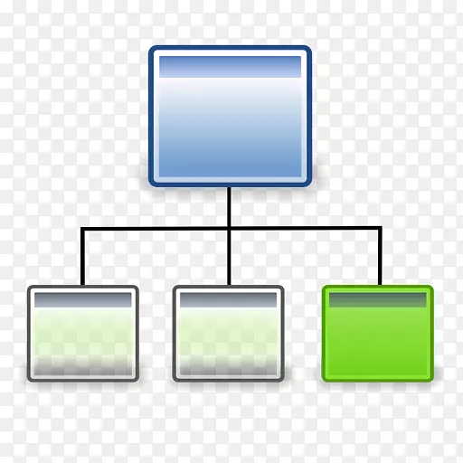 组织结构图-计算机图标-组织