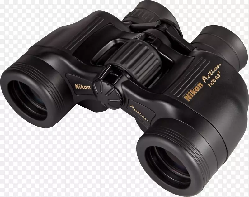 双筒望远镜尼康光学棱镜照相机镜头双目
