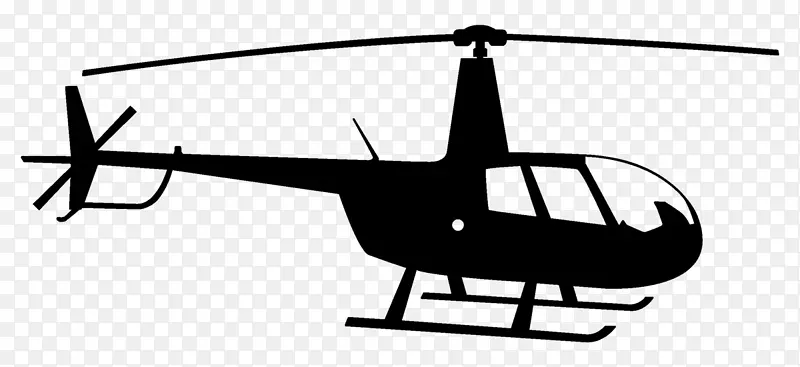 鲁宾逊R44型飞行飞机鲁滨逊R22-直升机