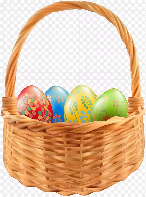 复活节彩蛋夹艺术篮