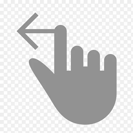 电脑图标手势符号手指滑动