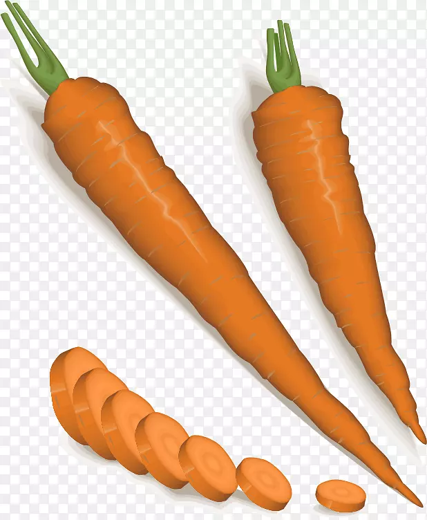 果汁小胡萝卜蔬菜夹艺术-胡萝卜
