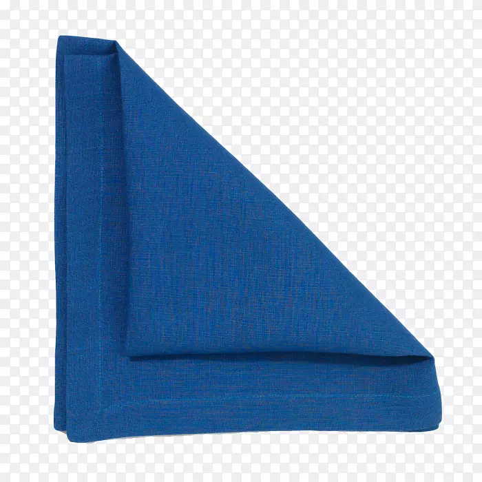 蓝色电动三角餐巾