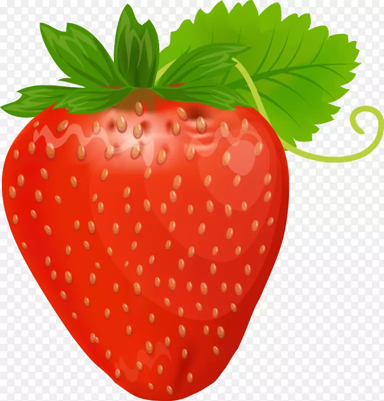 草莓奶昔短蛋糕amorodo剪贴画-草莓