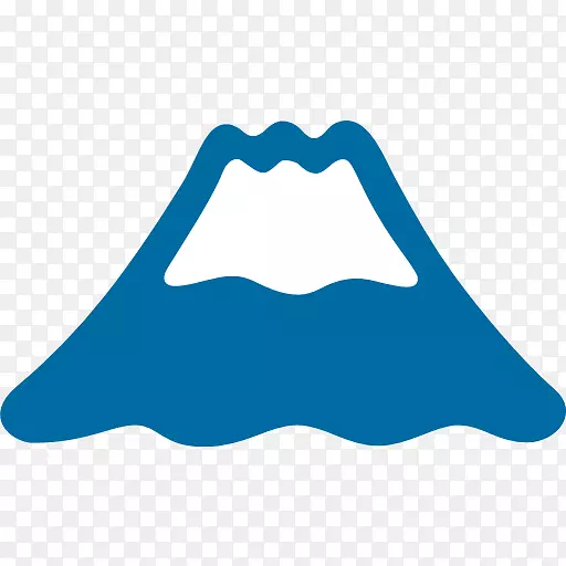 富士山表情符号单乐德山剪贴画-富士山