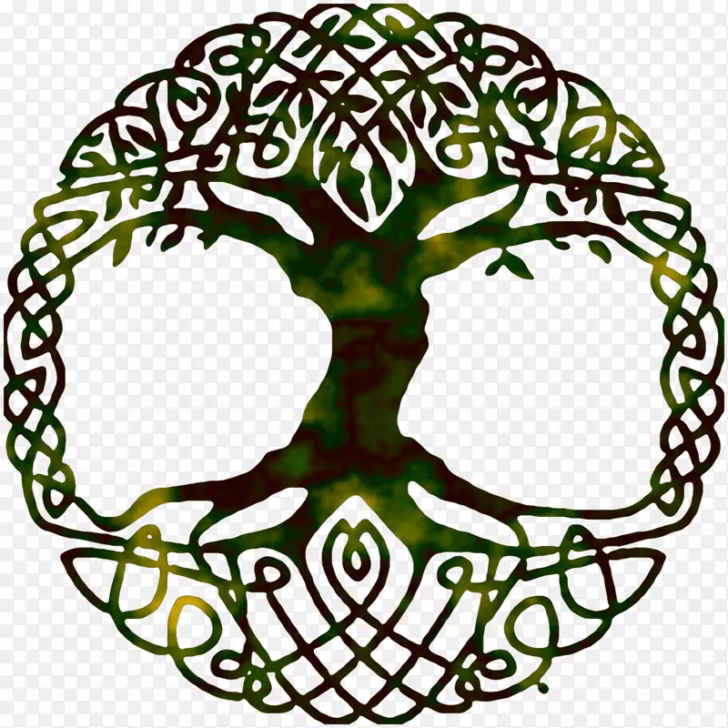 生命之树Yggdrasil世界树象征-福音