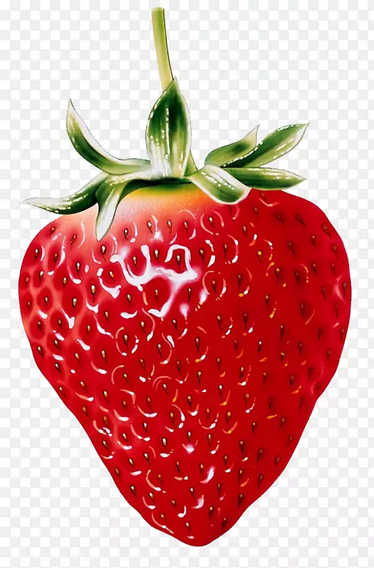 草莓水果绘画艺术-草莓