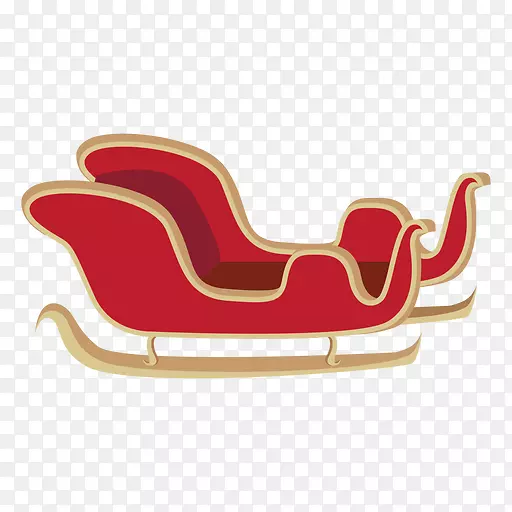 Ded Moroz圣诞老人驯鹿圣诞雪橇-圣诞老人雪橇