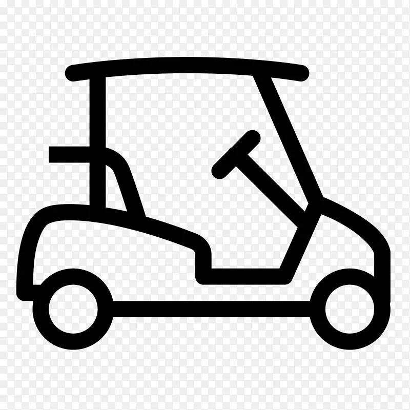 高尔夫球车高尔夫球杆手推车电脑图标-手推车