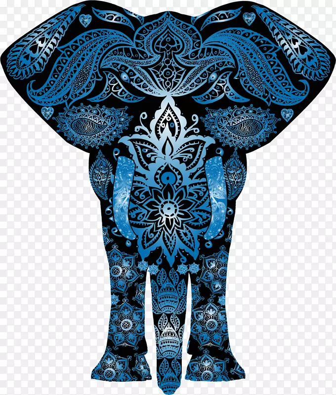 大象黄金非洲象剪贴画-大象主题