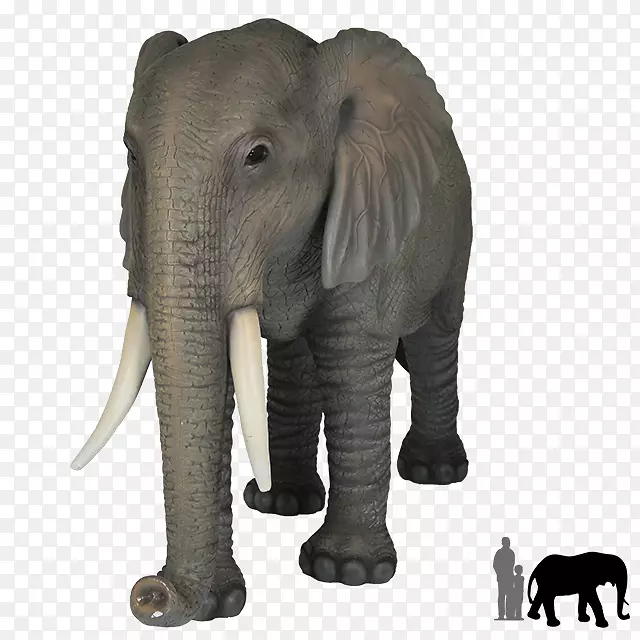 木乃伊熊非洲象犀牛雕像-大象主题
