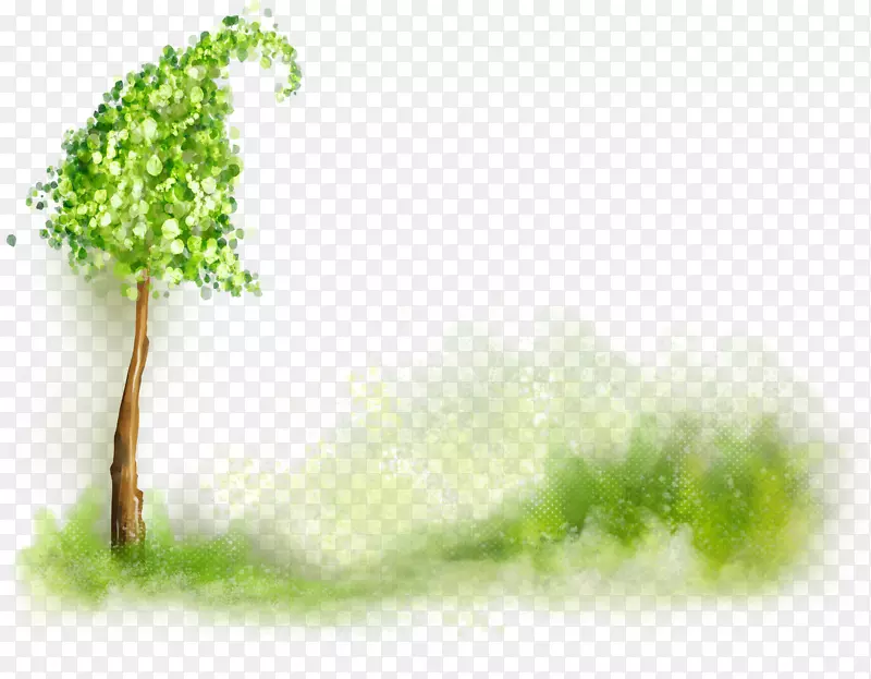 树桌面壁纸剪贴画-自然