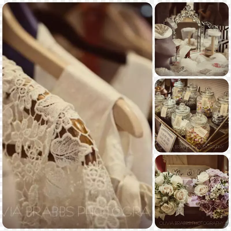 结婚蛋糕，旧衣服，拼贴，纺织品.复古婚礼