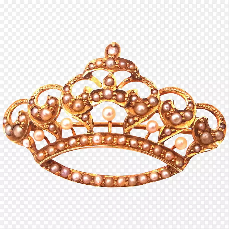 金冠公主王冠剪贴画-银冠