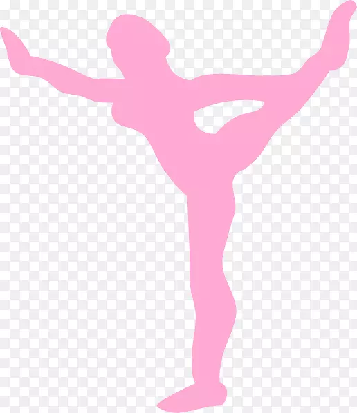 体操平衡木电脑图标夹艺术-粉红色灯光