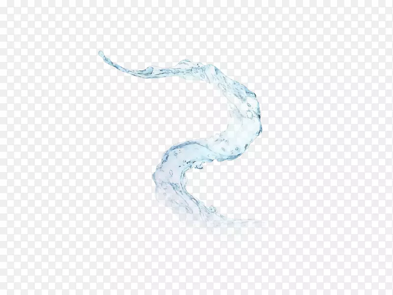 水生物下巴微软蔚蓝字体-喷水