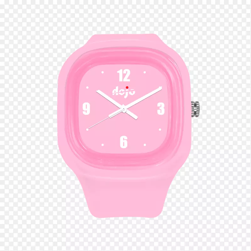 粉红色樱花手表亮粉色灯
