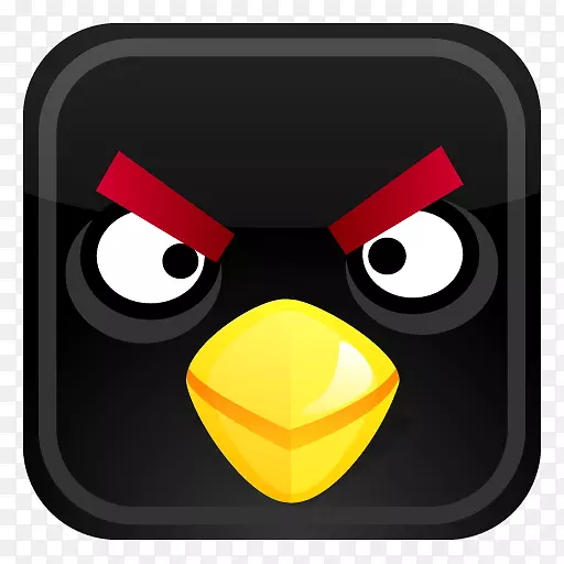 愤怒的小鸟电脑图标剪辑艺术-愤怒的小鸟