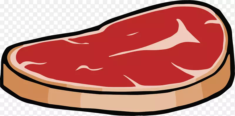 烤牛肉火腿肉夹艺术-牛排
