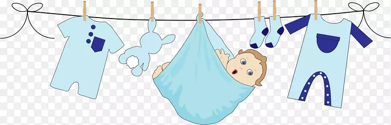 童装婴儿服装系列婴儿淋浴-男孩