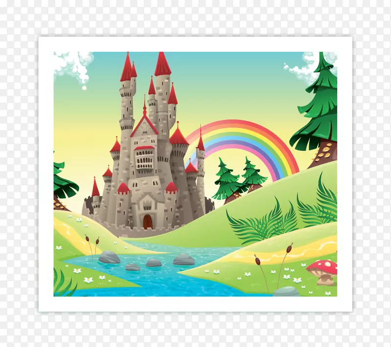 城堡卡通版税-免费羽衣甘蓝