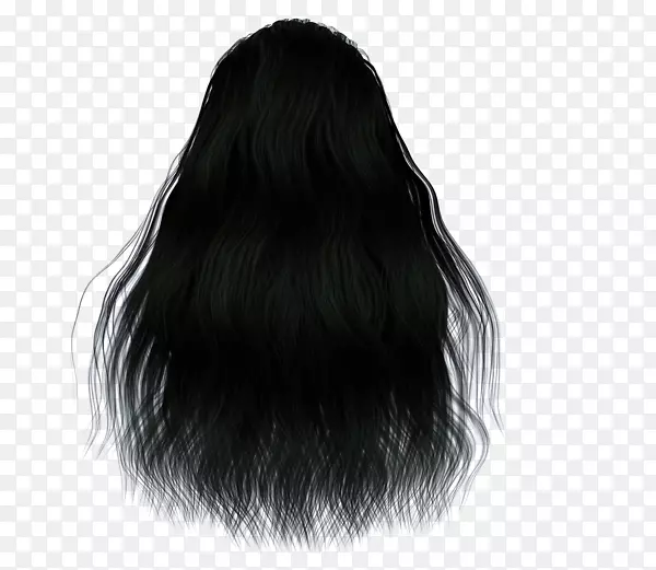 黑发，人类发色，假发，棕色头发，长发