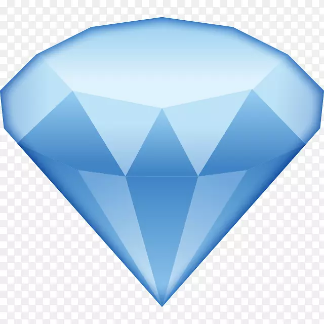 印纸蓝色钻石戒指-钻石
