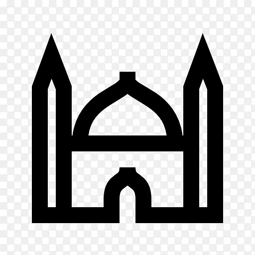 符号计算机图标清真寺字体清真寺
