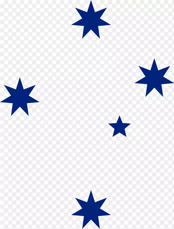 澳洲南方十字全明星症结剪贴画-黑色明星