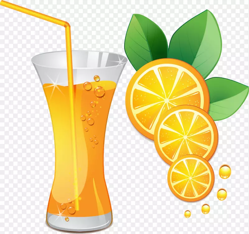 橙汁鸡尾酒螺丝刀橙汁饮料